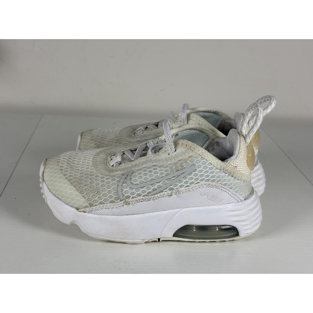 Nike Air Max 2090 TD Athletic Shoes Sneakers 6C Toddler CU2092-100 White - Picture 3 of 7